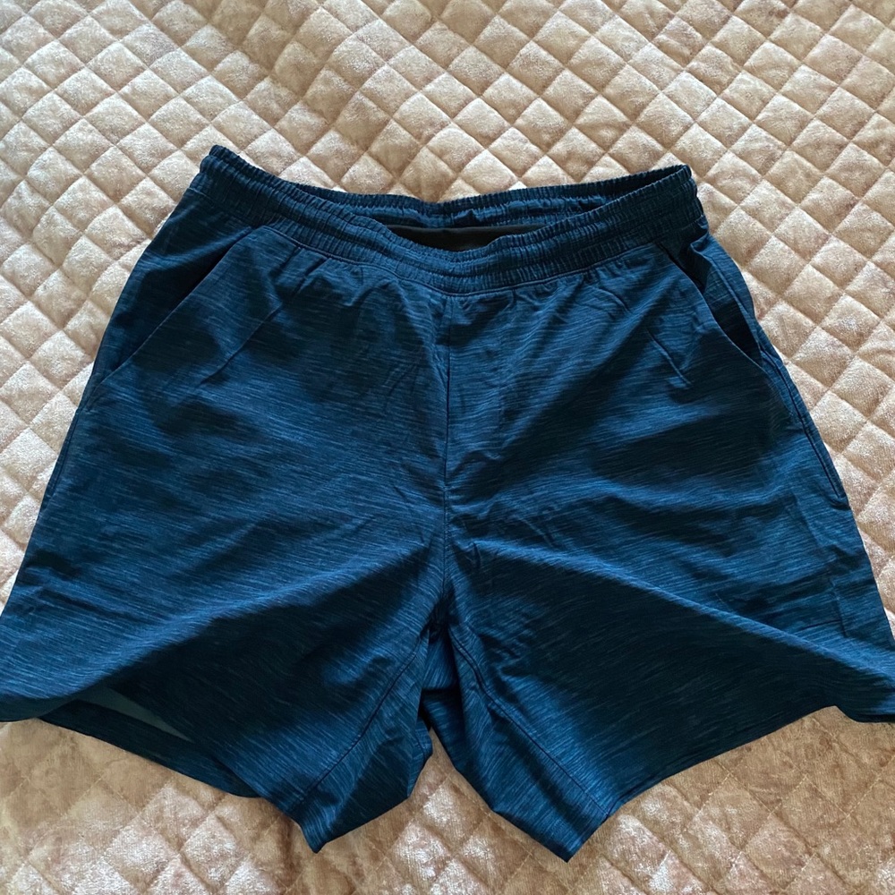 Large blue 7” lululemon men’s shorts (worn once)
